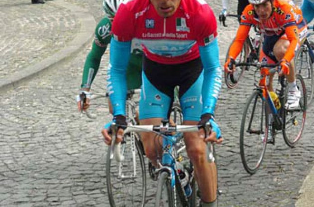 Erik Zabel (Milram) climbs. Photo copyright Fotoreporter Sirotti.