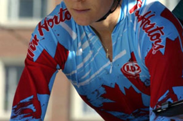 Lyne Bessette is ready to give it a go for Canada. Photo copyright Paul Sampara Photographics.
