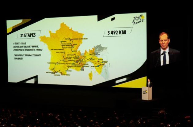 2024 Tour de France route map