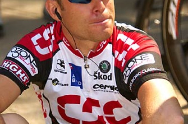 Christian Vande Velde (Team CSC). Photo copyright Ben Ross/Roadcycling.com.