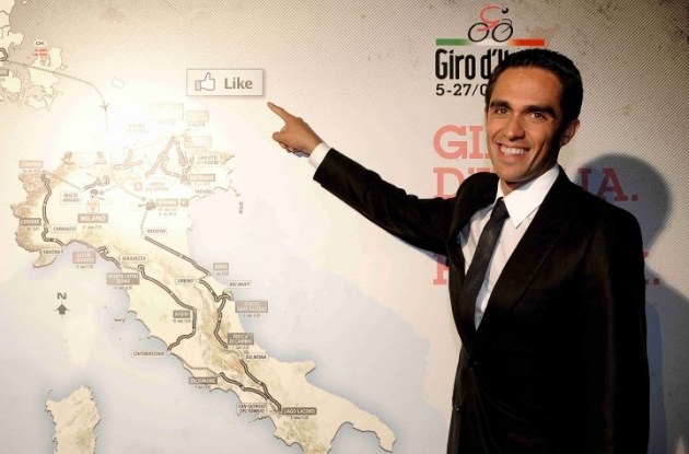 Alberto Contador has signed a new contract with Team Saxo Bank. Photo Fotoreporter Sirotti.