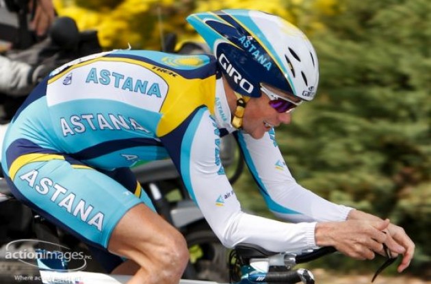 Chris Horner (Team Astana). Photo copyright Ben Ross / Action Images Inc.