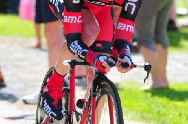 Defending Tour de France champion Cadel Evans (Team BMC Racing). Photo Fotoreporter Sirotti.
