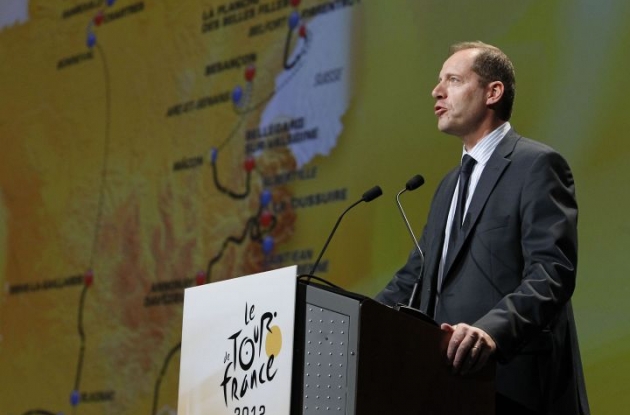 Christian Prudhomme presents the 2012 Tour de France route. Photo Fotoreporter Sirotti.