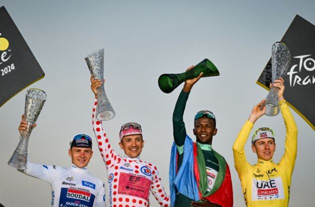 Classification winners in Tour de France 2024