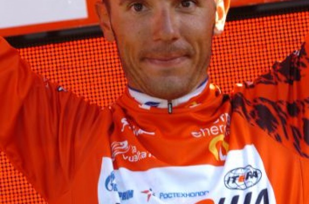 New Vuelta leader Joaquin Rodriguez. Photo copyright Fotoreporter Sirotti.