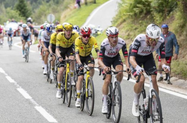 Jonas Vingegaard and Joao Almeida