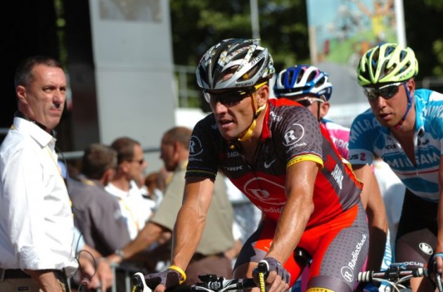 Lance Armstrong (Team RadioShack). Photo Fotoreporter Sirotti.