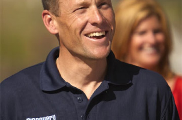 Lance Armstrong. Golf, anyone? Photo copyright Ben Ross/Roadcycling.com.