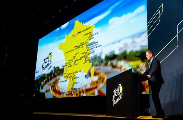 | A.S.O. route map for Tour de France 2026