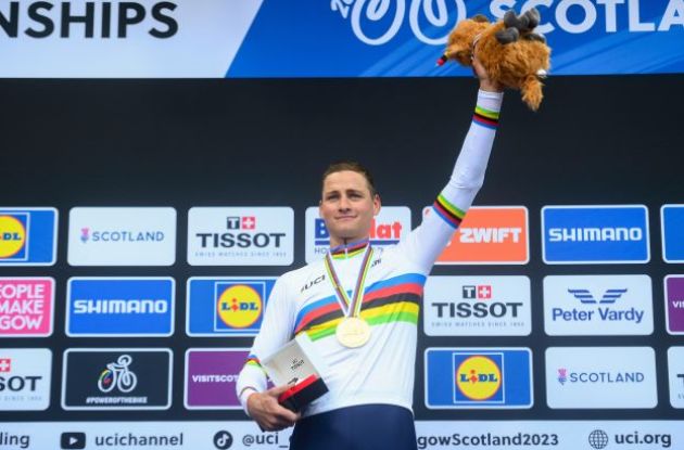 Mathieu van der Poel is the new UCI Road Cycling World Champion