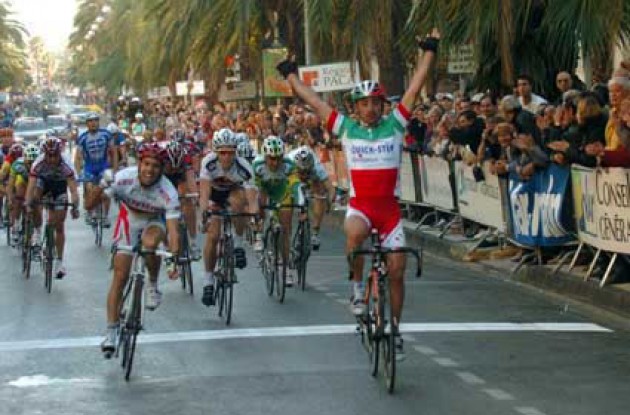 Bettini takes the stage win!