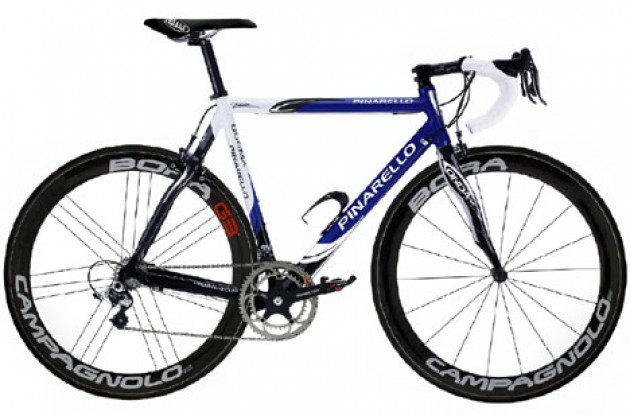 Petacchi's bike for Milano-San Remo. Photo copyright Roadcycling.com.