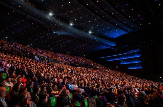 | A.S.O. audience at the presentation event