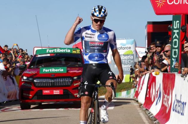 Remco Evenepoel wins stage 18 of La Vuelta a Espana 2023 for Team Soudal-Quickstep