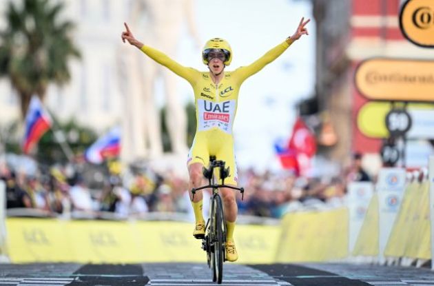 Tadej Pogacar Wins Stage 21 time trial of Tour de France 2024