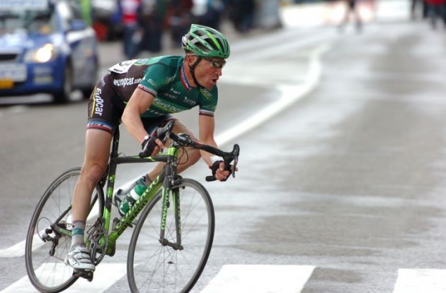Thomas Voeckler showed some creative and smart riding skills on his way to his impressive race victory. Photo Fotoreporter Sirotti.