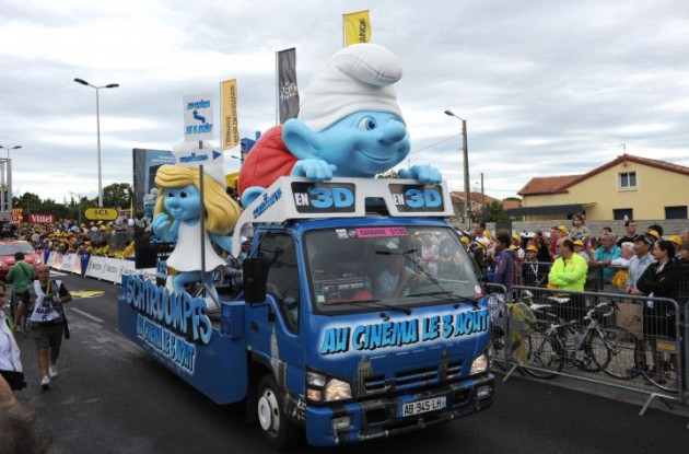 Tour de France promotional caravan. Photo Fotoreporter Sirotti.