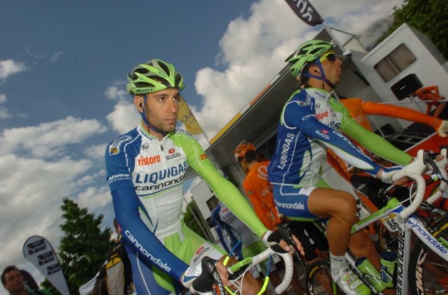 Vincenzo Nibali will lead Liquigas-Cannondale in the Tour de France 2012. Photo Fotoreporter Sirotti.