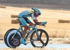 Alberto Contador beat competitor and 2008 Tour de France winner Carlos Sastre today. Good job Alberto! Alberto Contador beat competitor and 2008 Tour de France winner Carlos Sastre today. Good job Alberto!