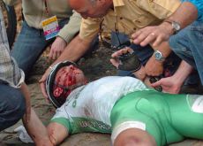 Jimmy Casper crashed - as one of many.