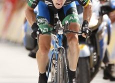 Leipheimer powered his way to the finish. A great job by Levi "Leipieheimie" Leipheimer. Congrats from the whole team here at Roadcycling.com! Photo copyright <A HREF="http://www.photoshelter.com/usr-show?U_ID=U0000yEwV90OAoAE" TARGET="_BLANK">www.BenRossPhotography.com</A>.