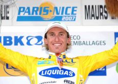 Pellizotti in yellow.