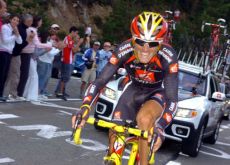 Alejandro Valverde fighting earlier today.