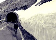 The Gavia tunnel and the Cima Coppi for the 2010 Giro d'Italia.