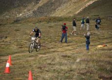 Lance Armstrong riding the Leadville 100. Lance Armstrong riding the Leadville 100.