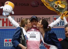 Porte on the podium. Porte on the podium.