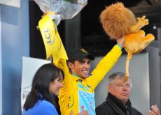 Alberto Contador (Team Astana). Photo copyright Fotoreporter Sirotti. Alberto Contador (Team Astana). Photo copyright Fotoreporter Sirotti.