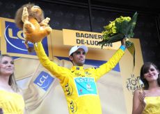Alberto Contador (Team Saxo Bank - SunGard). Photo Fotoreporter Sirotti. Alberto Contador (Team Saxo Bank - SunGard). Photo Fotoreporter Sirotti.