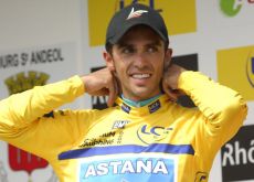 Alberto Contador (Team Saxo Bank-SunGard). Photo Fotoreporter Sirotti.