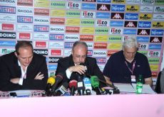 Giro d'Italia race director Angelo Zomegnan and race doctor Dt. Giovanni Tredici. Photo Fotoreporter Sirotti. Giro d'Italia race director Angelo Zomegnan and race doctor Dt. Giovanni Tredici. Photo Fotoreporter Sirotti.