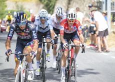 Ben O'Connor in favorites group during stage 9 of Vuelta a Espana