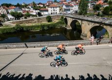 Four riders in the breakaway group for Team Euskaltel-Euskadi and Team Kern Pharma