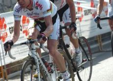 World Champion Cadel Evans (now Team BMC Racing). Photo copyright Fotoreporter Sirotti.