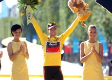 Cadel Evans is considering competing in the 2012 Olympics on his BMC Impec bike. Photo Fotoreporter Sirotti.
