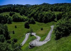 Curvy roads in Pyrenees
