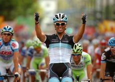 Daniele Bennati wins stage three of the 2010 Tirreno Adriatico.
