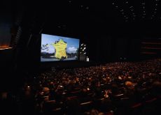 Palais des Congres during the Tour de France route presentation event