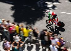 Filippo Ganna on his way to victory in the time trial | Unipublic Filippo Ganna has won stage 18 of the 2025 Vuelta a Espana