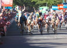 Greg Henderson wins for Team Columbia-HTC. Photo copyright Fotoreporter Sirotti.