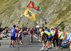 Hugh Carthy on Col du Tourmalet for EF Education-EasyPost