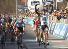 Juan Jose Haedo wins stage 3 of Tirreno-Adriatico 2011. Photo Fotoreporter Sirotti.