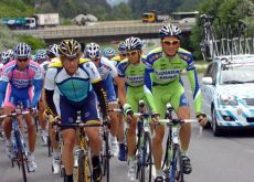 Lance Armstrong and Ivan Basso. Photo copyright Fotoreporter Sirotti. Lance Armstrong and Ivan Basso. Photo copyright Fotoreporter Sirotti.