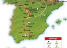 2008 La Vuelta a Espana map / 2008 Tour of Spain map and route. 2008 La Vuelta a Espana map / 2008 Tour of Spain map and route.