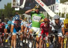 Mark Cavendish wins stage 3 of Tour de France 2009. Photo copyright Fotoreporter Sirotti.