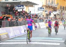 Michele Scarponi wins stage 4 of 2011 Tirreno-Adriatico. Photo Fotoreporter Sirotti.